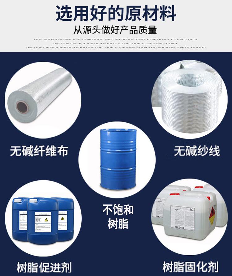 玻璃鋼電纜保護(hù)管破損原因及解決方案